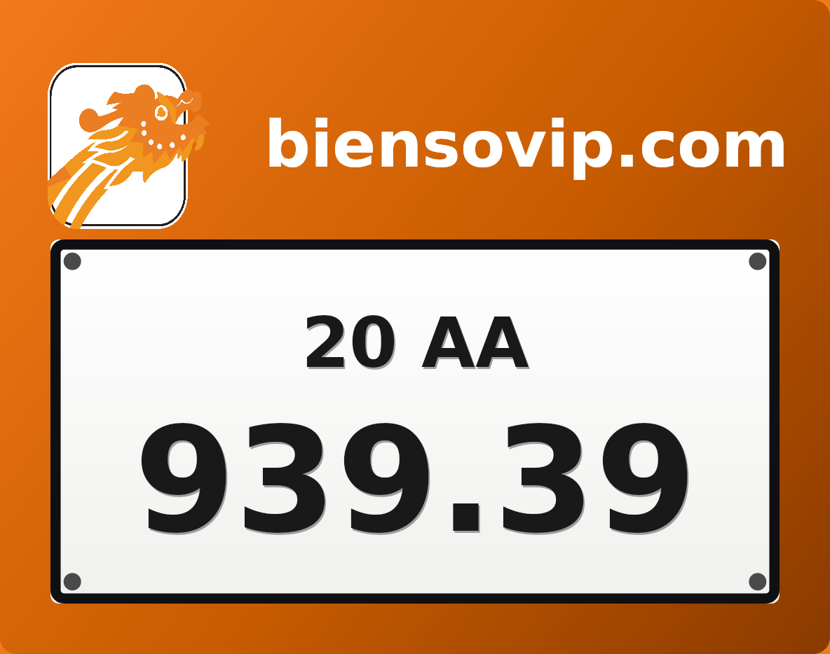 Biển số 20AA-939.39