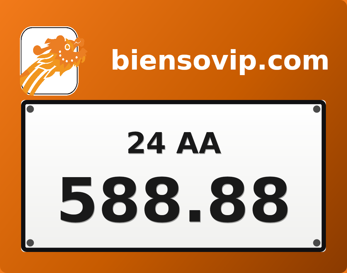 Biển số 24AA-588.88
