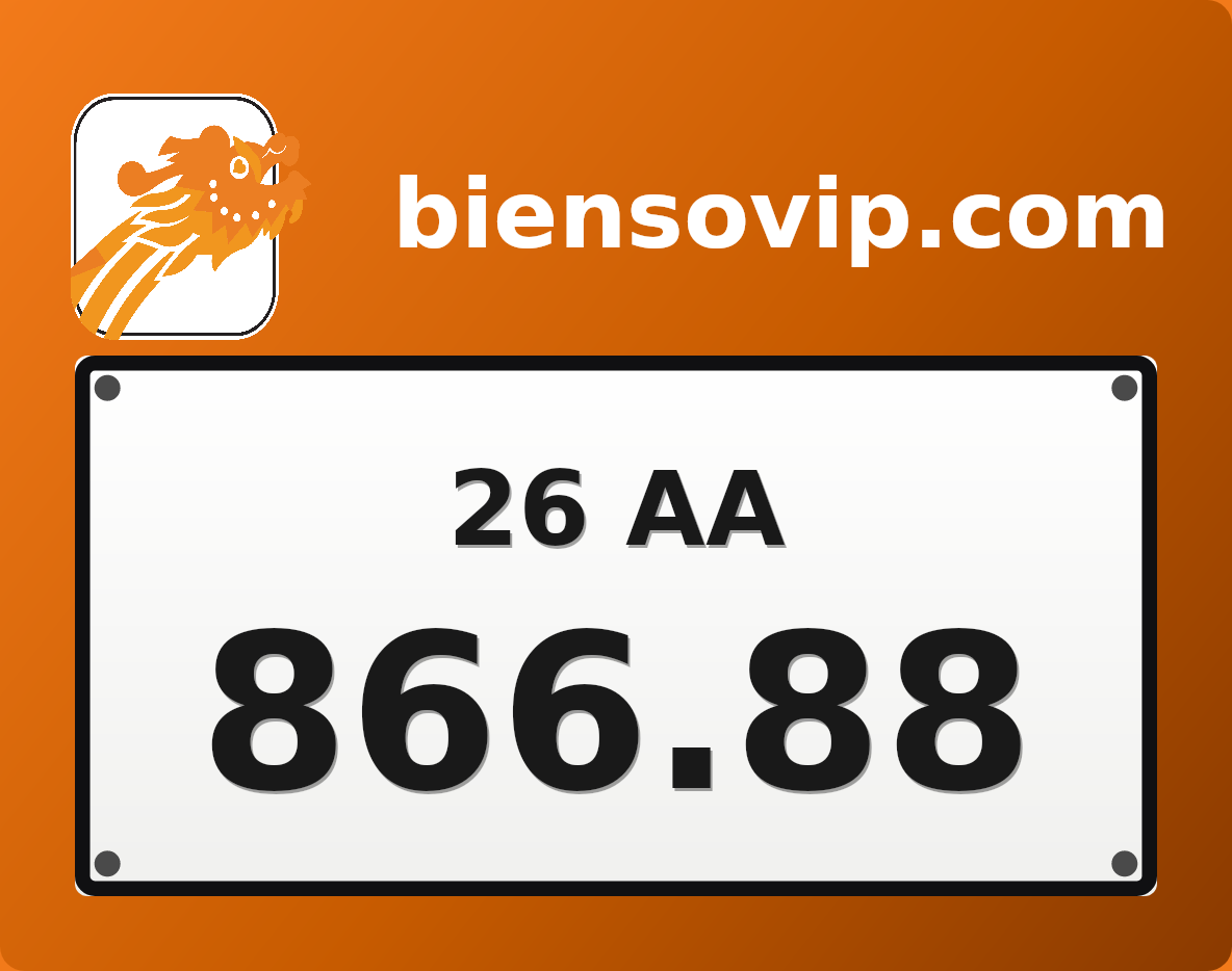 Biển số 26AA-866.88