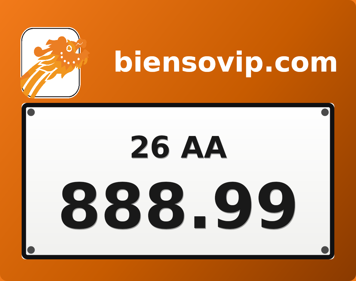 Biển số 26AA-888.99