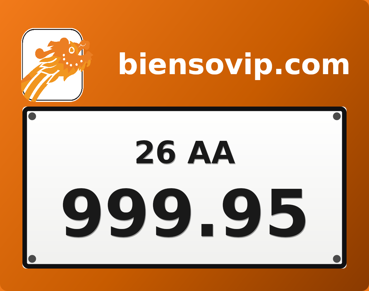 Biển số 26AA-999.95
