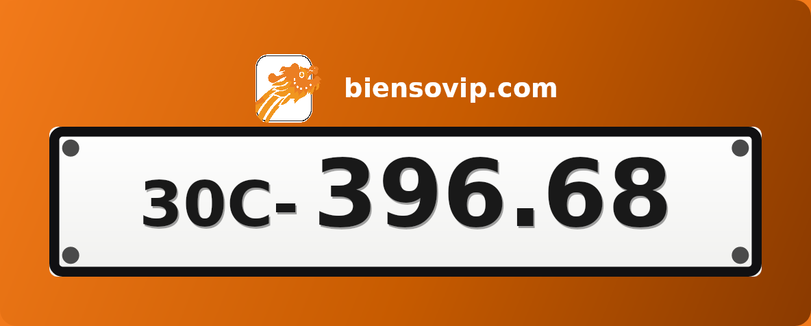 Biển số 30C-396.68