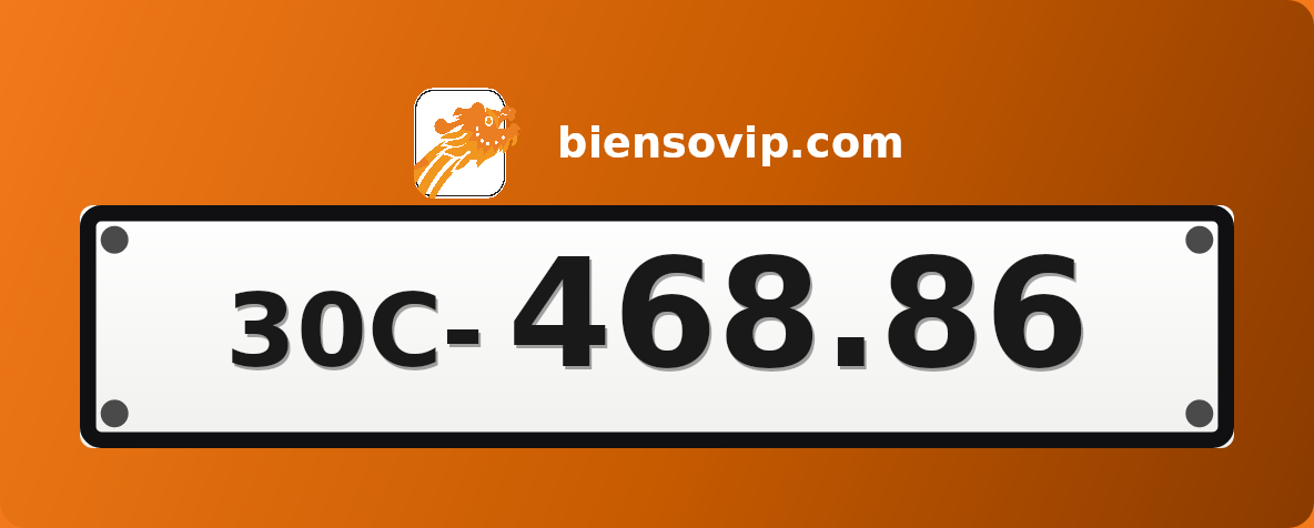 Biển số 30C-468.86
