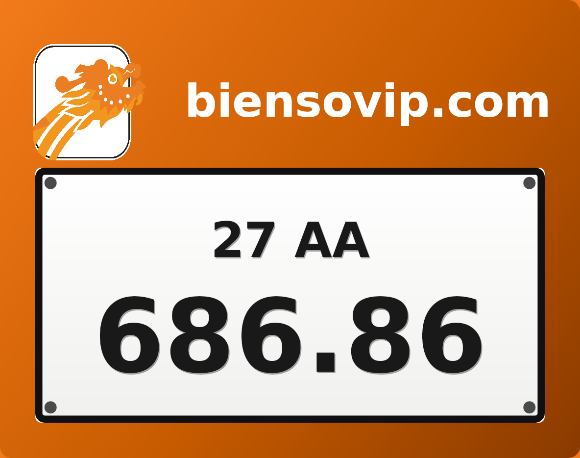 Biển số 27AA-686.86