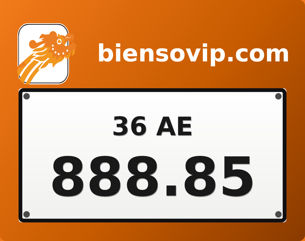Biển số 36AE-888.85
