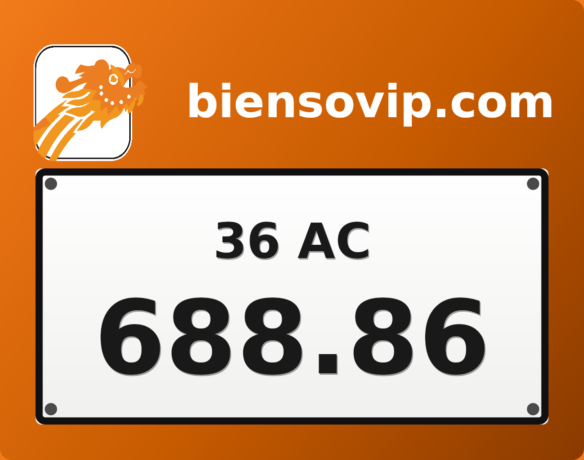 Biển số 36AC-688.86