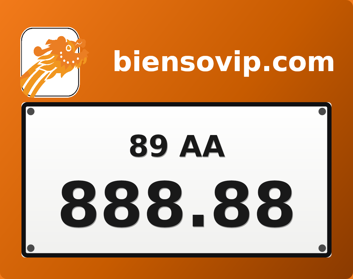 Biển số 89AA-888.88