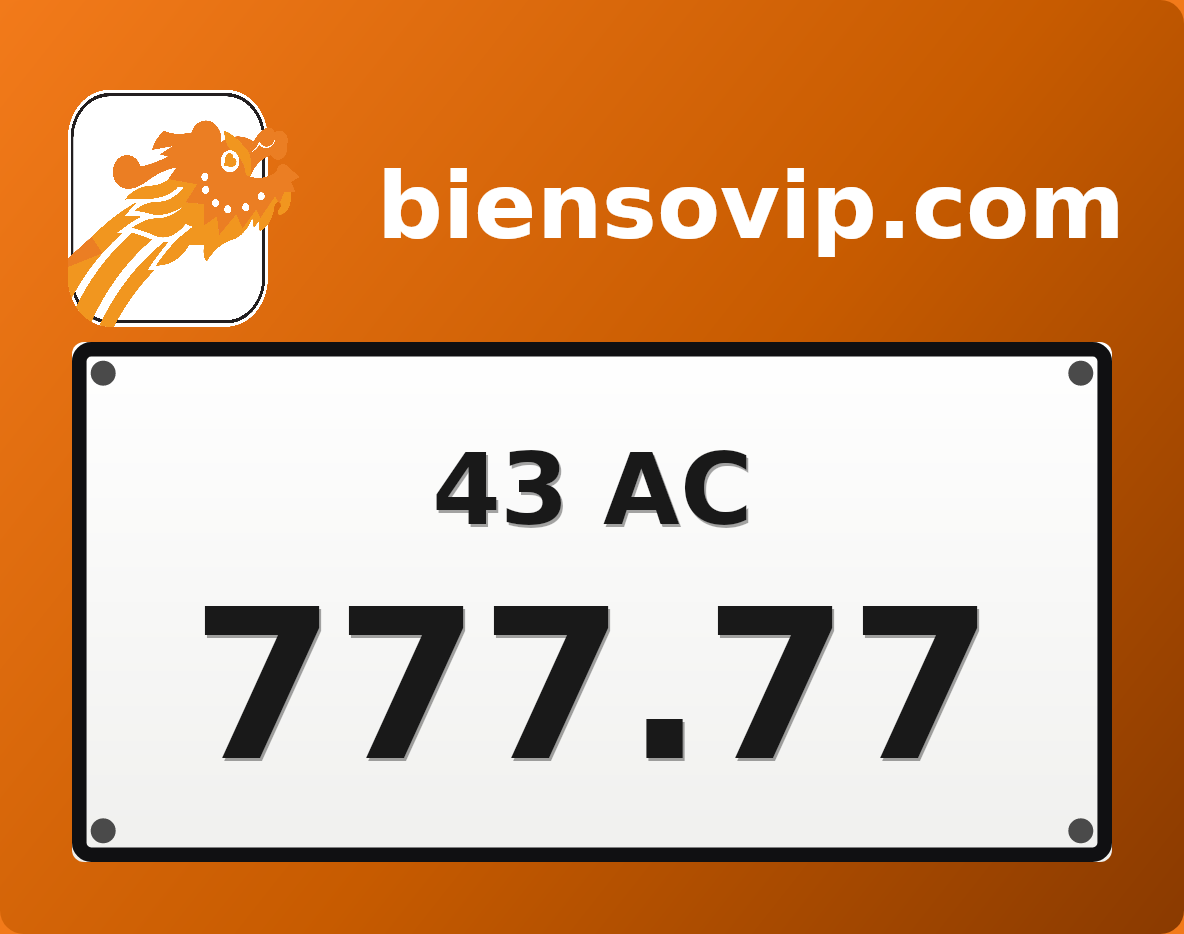 Biển số 43AC-777.77