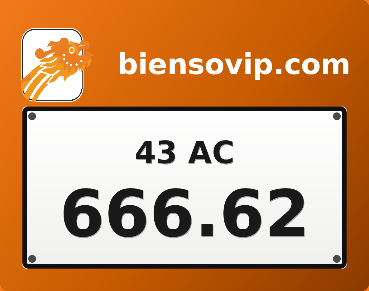 Biển số 43AC-666.62