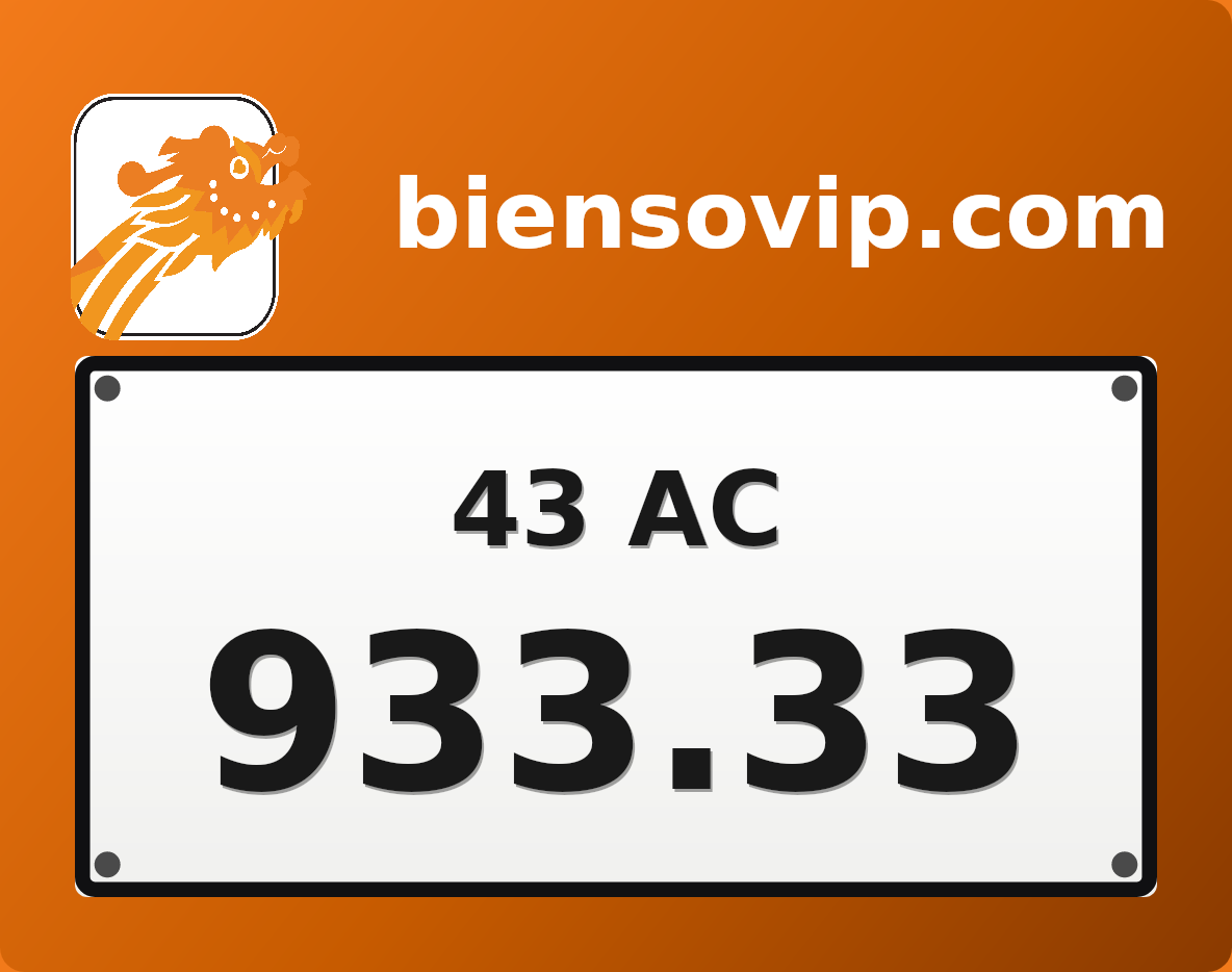 Biển số 43AC-933.33