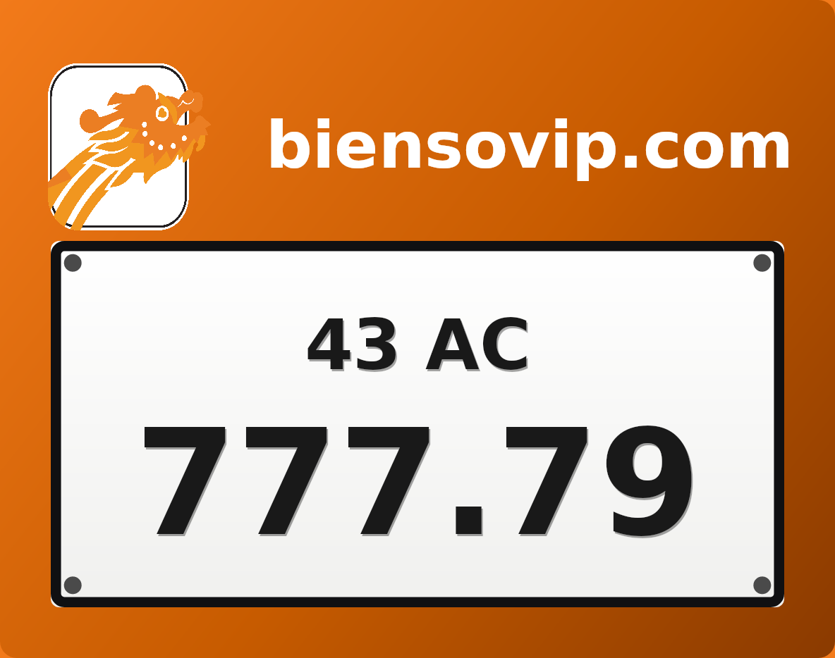 Biển số 43AC-777.79