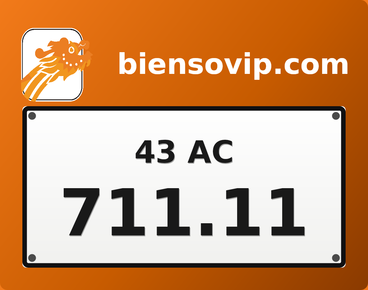 Biển số 43AC-711.11