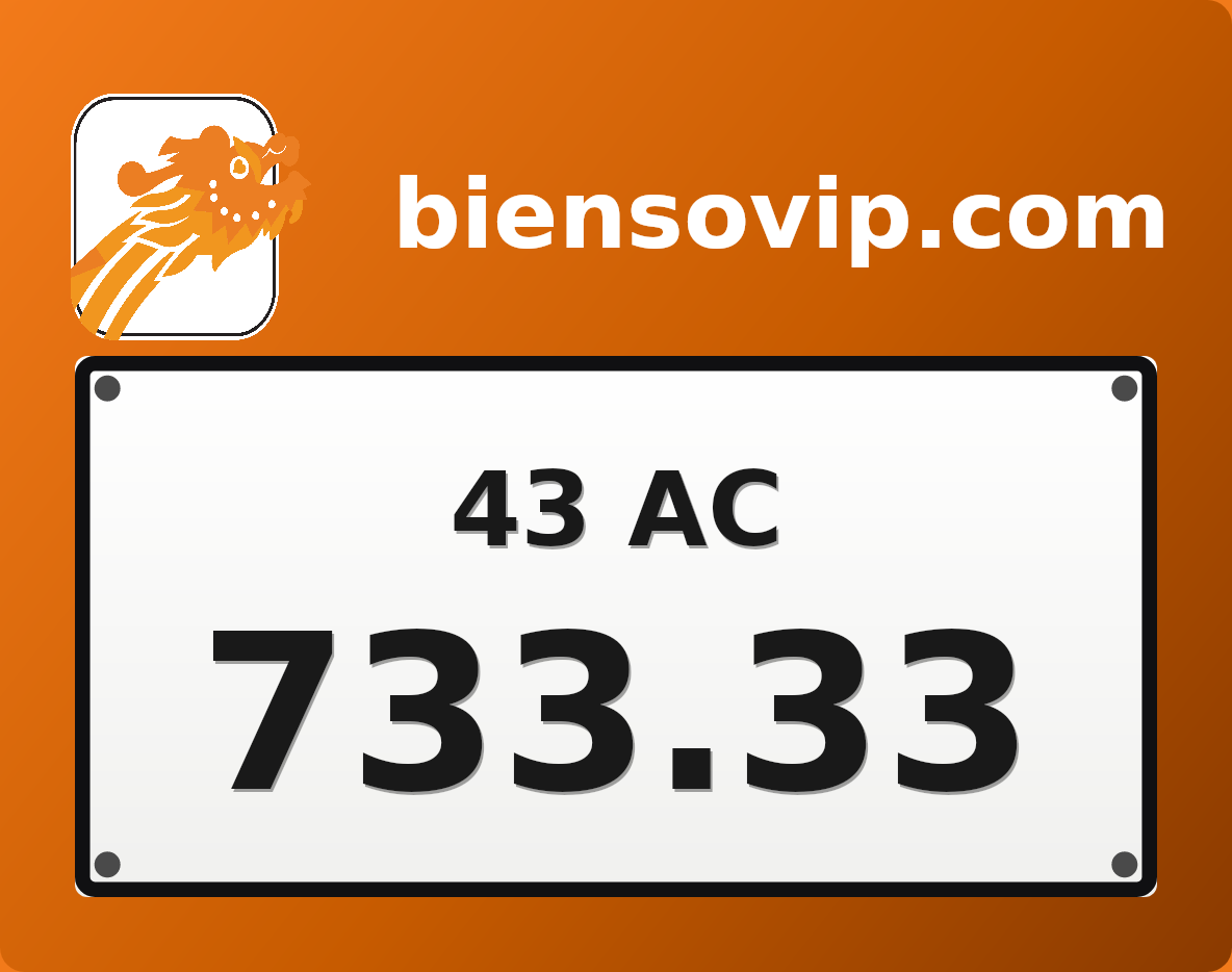 Biển số 43AC-733.33