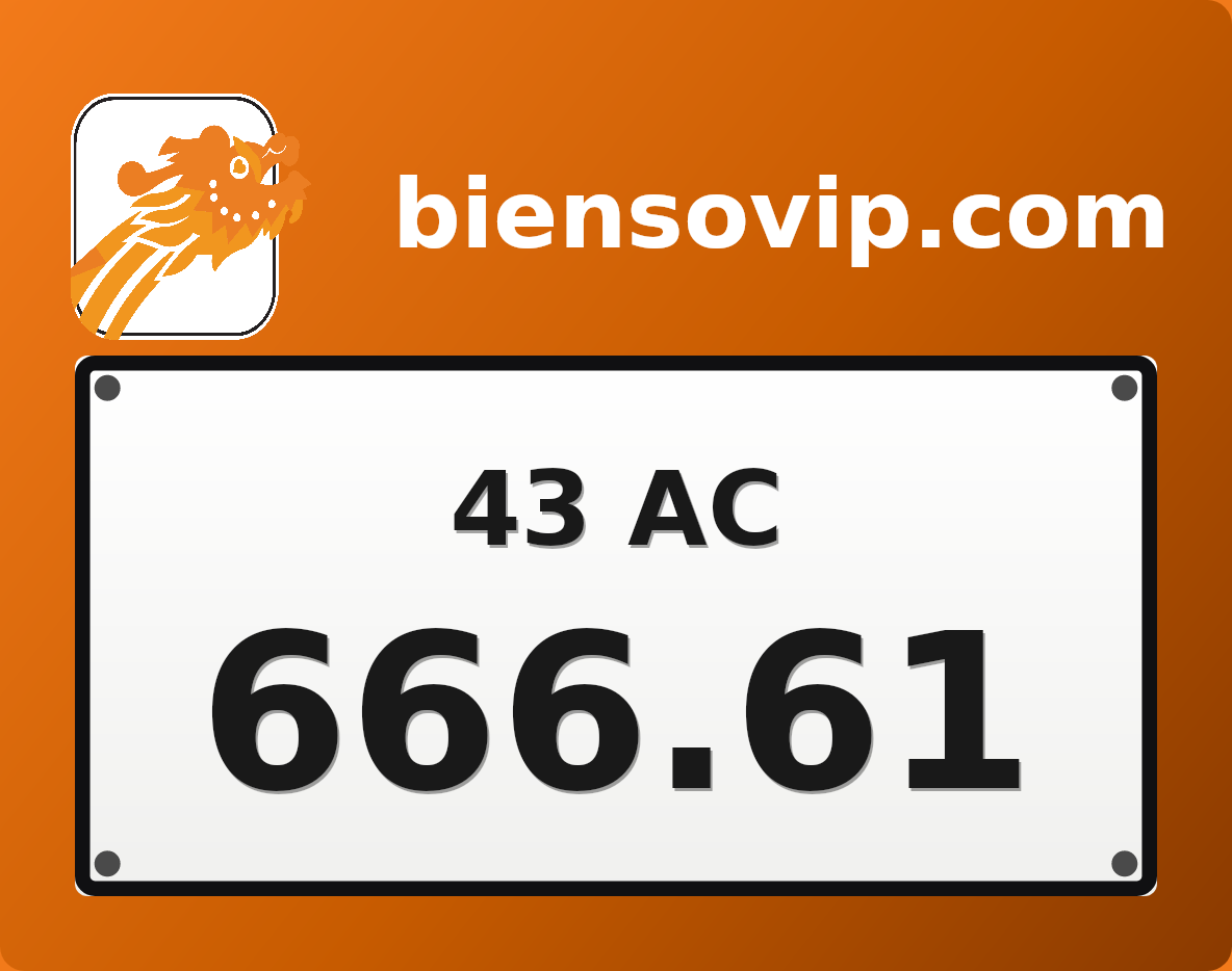 Biển số 43AC-666.61