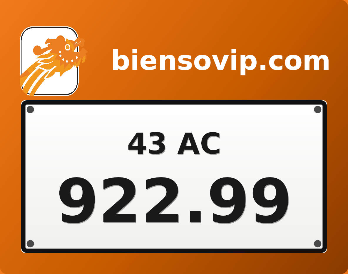 Biển số 43AC-922.99
