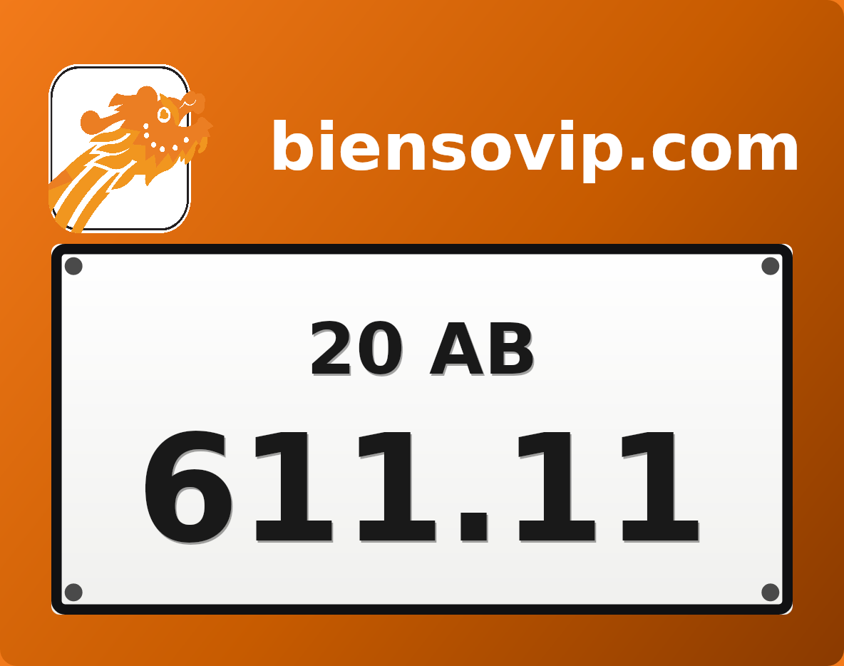 Biển số 20AB-611.11