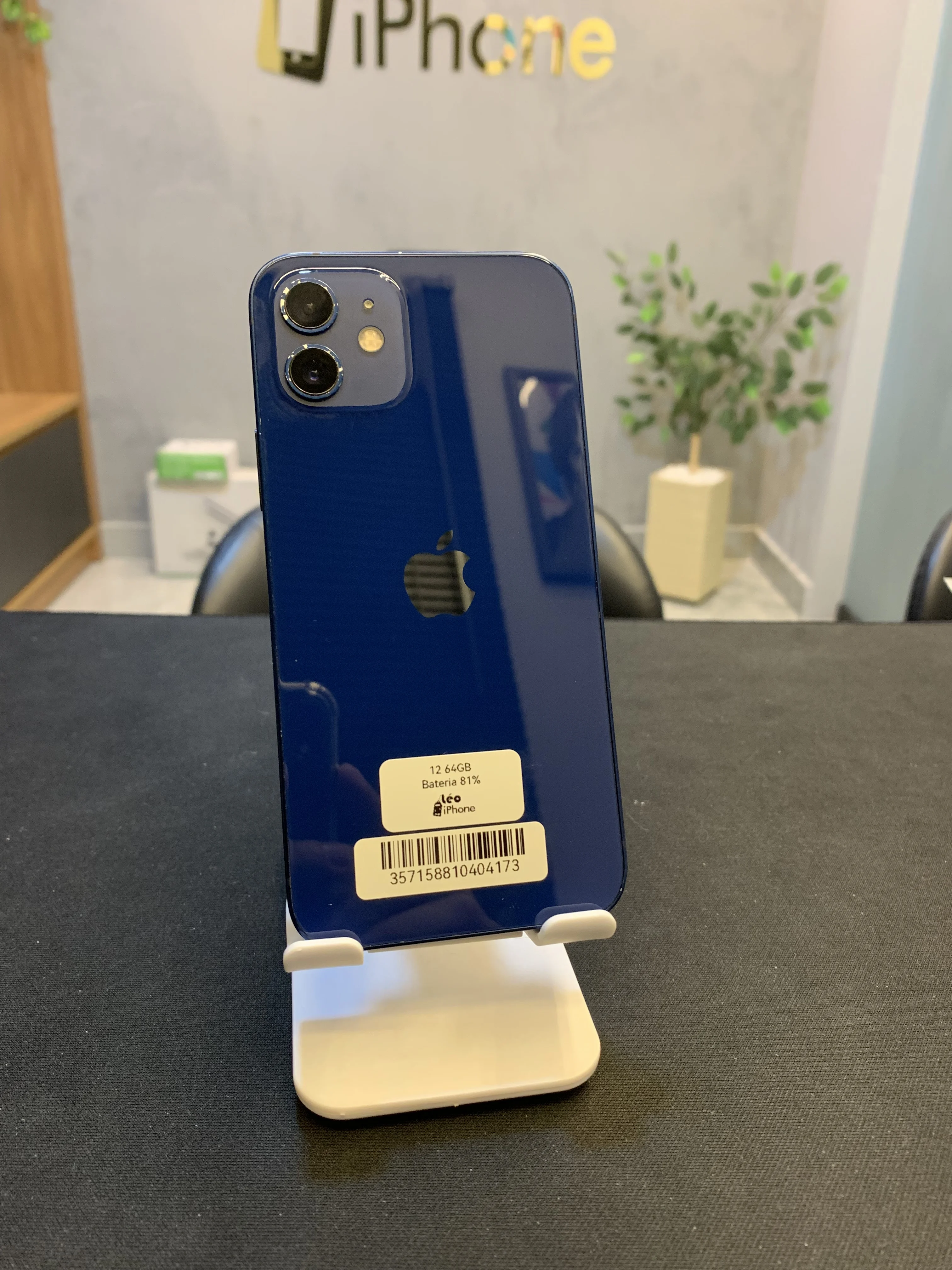 iPhone12 64GB ネイビー iPhone 12 - 64GB - R$ 1.580,00 - Bateria 81% | Léo iPhone | Léo iPhone