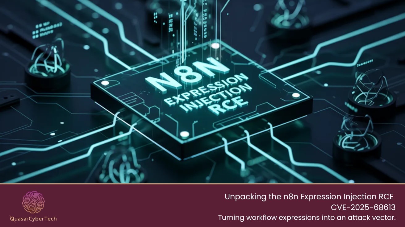 When Automations Go Rogue: Unpacking the n8n Expression Injection RCE (CVE-2025-68613)
