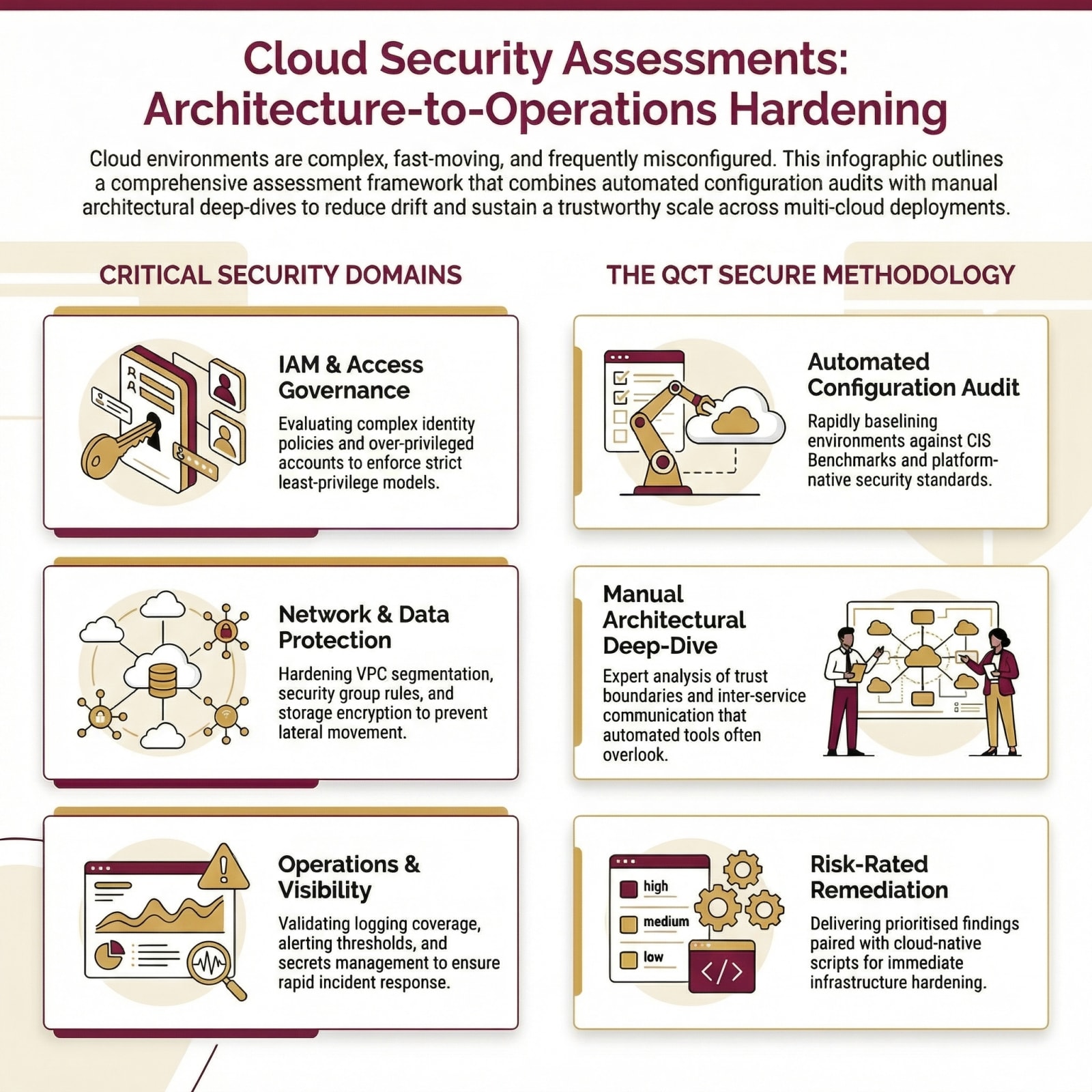 On-Premises & Hybrid Infrastructure Hardening, QuassrCyberTech framework overview