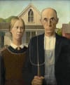 Grant Wood - Americká gotika / American Gothic
