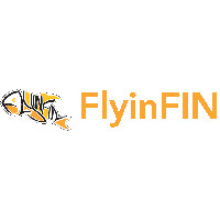 FlyinFin Sushi Logo