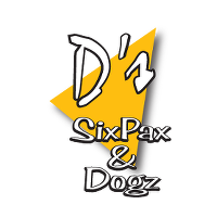 D's Six Pax and Dogz Logo