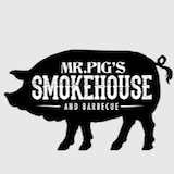 Mr. Pig's Smokehouse and Barbecue Logo