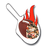 Football Pizza Logo