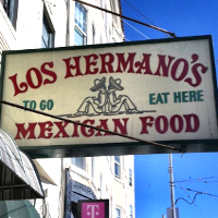 Los Hermanos Mexican Food Logo