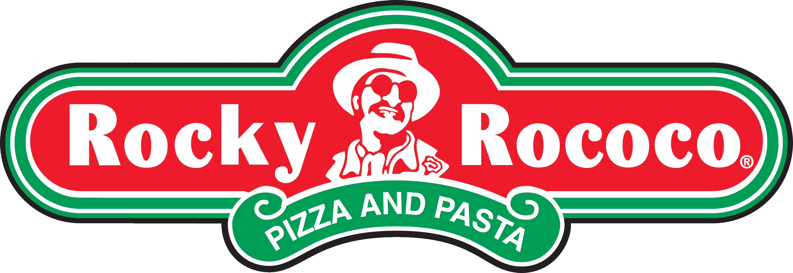 Rocky Rococo Pizza & Pasta (Airport) Logo