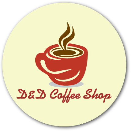 D & D Coffee Shop Logo