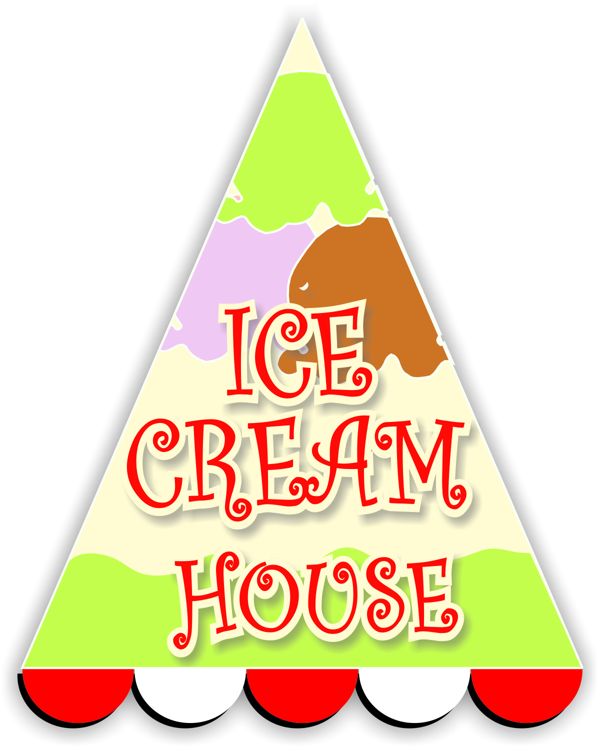 The Ice Cream House - Church Ave Logo