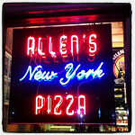 Allens New york pizza Logo