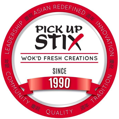 Pick Up Stix (Riverside Plaza) Logo