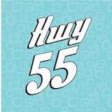 Hwy 55 Burgers Shakes and Fries Logo