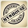 My House Burgers and Shakes Logo