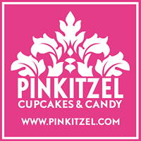 PINKITZEL Cupcakes & Candy Logo