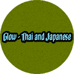 Glow Thai and Japanese Logo