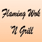 Flaming Wok 'N Grill Logo