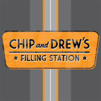 Chip And Drew's Filling Station Logo