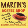 Martin's Coffee Shop Logo