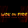 Wok On Fire Logo