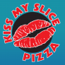 Kiss My Slice Pizza Logo