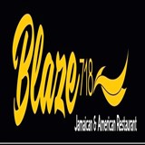 Blaze 718 Jamaican and American Restaurant Logo