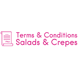 Terms & Conditions Salads & Crepes Logo