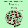 Mario's Pizzeria Logo