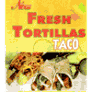 New fresh tortillas taco Logo