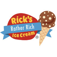 Rick's Rather Rich Ice Cream Logo