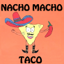 Nacho Macho Taco Logo