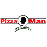 Pizza Man - Blaine Logo